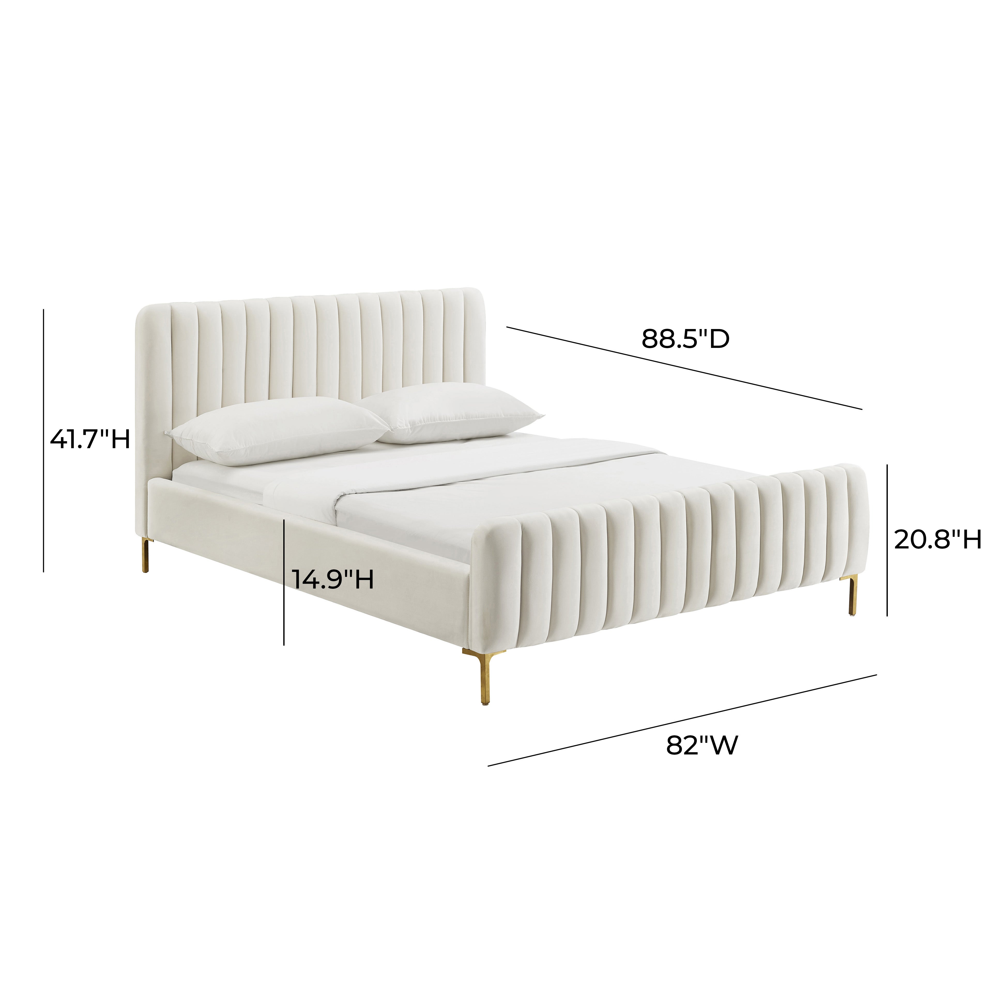 Angela Bed Super King Cream