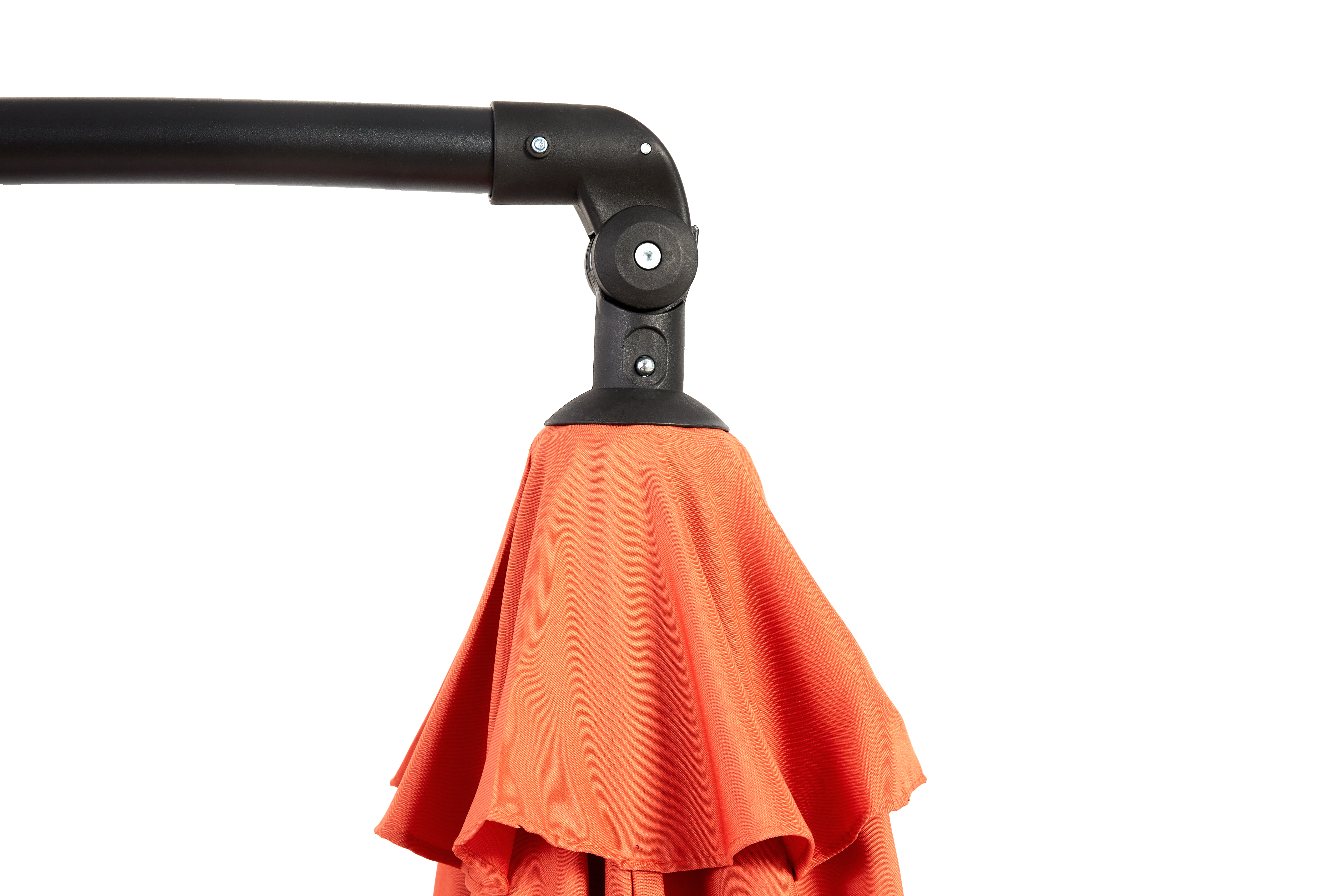 14.8 Ft Double Sided Outdoor Umbrella, Rectangular Large with Crank, Orange