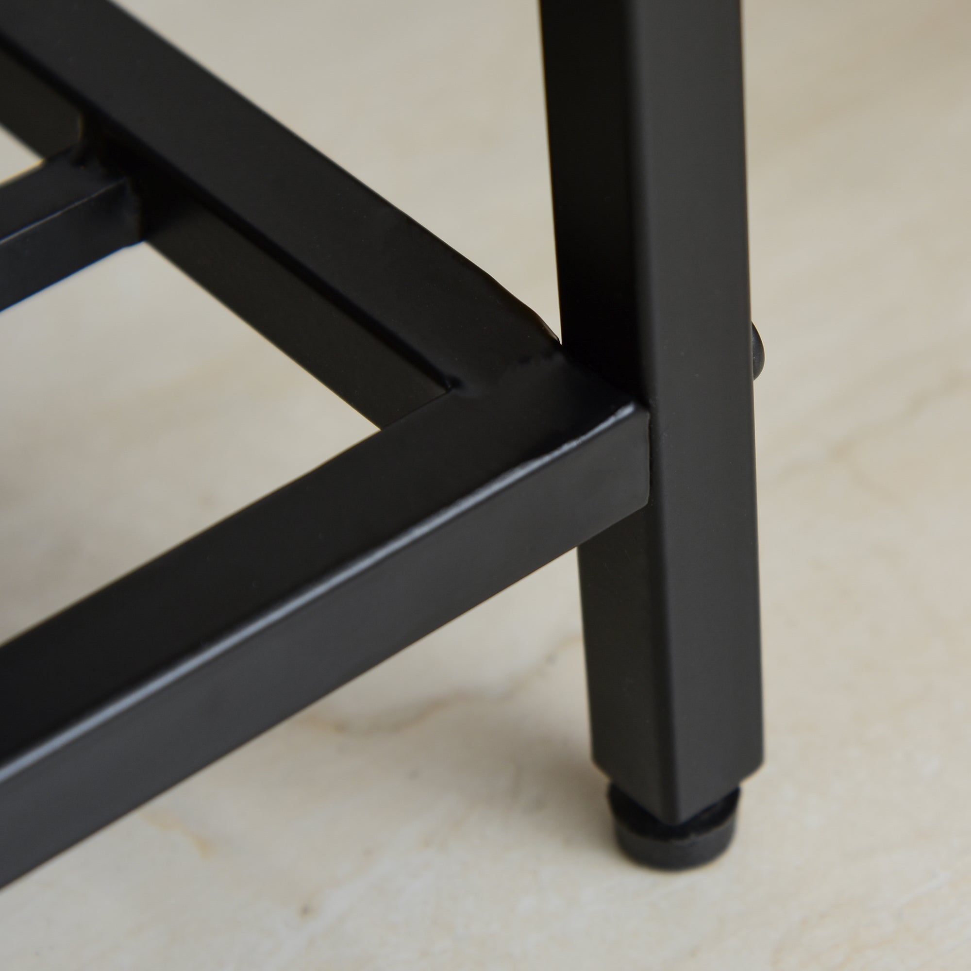 Hallway Wardrobe Set, 2-in-1, Bench & Coat Rack, 6 Hooks, Natural + Black