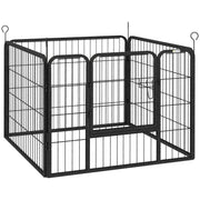 Heavy Duty Dog Playpen, 4 Panel Puppy Pen Foldable Kennel, Indoor Outdoor