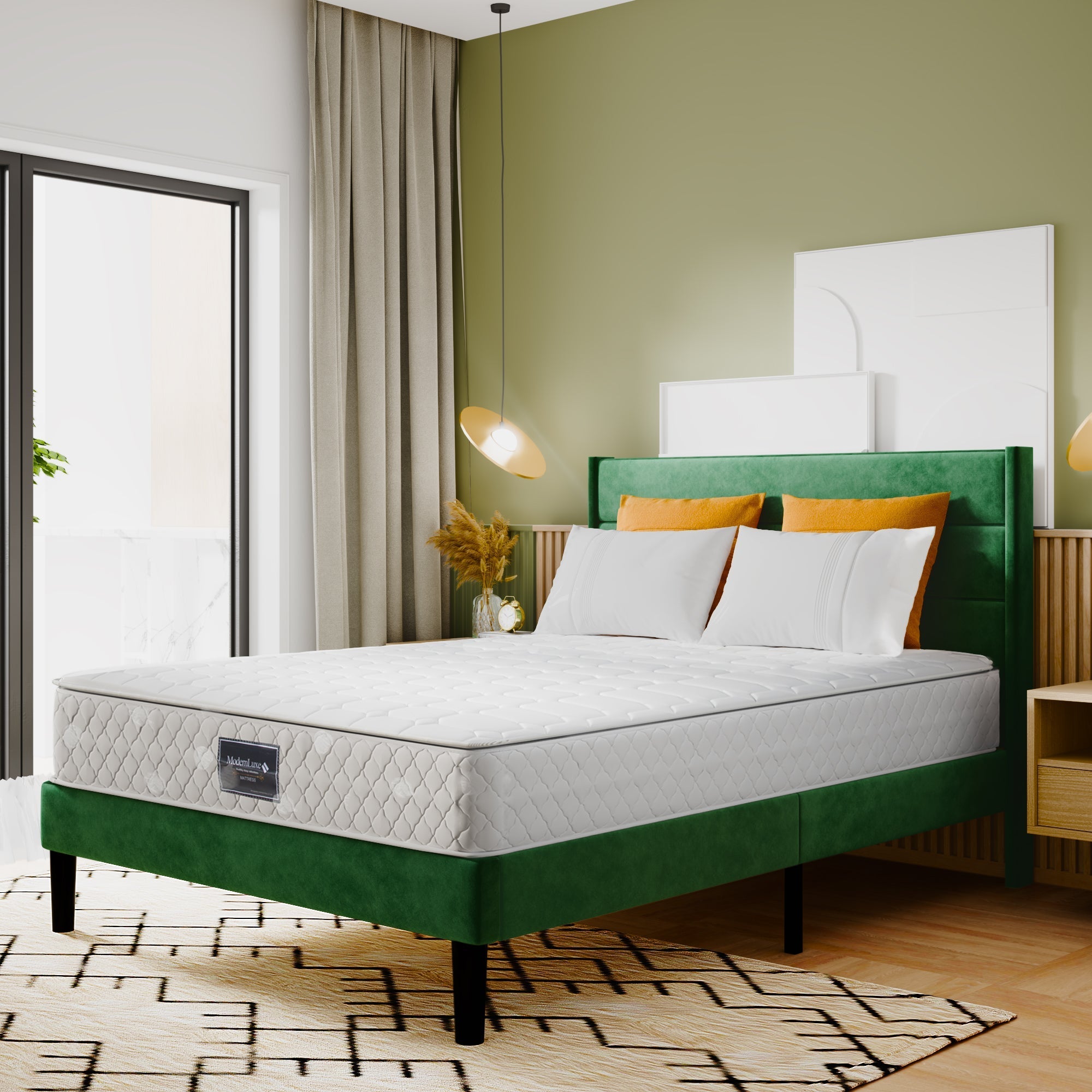 spring mattress, 7-zone cold foam, pocket springs, 160x200cm, 25cm height