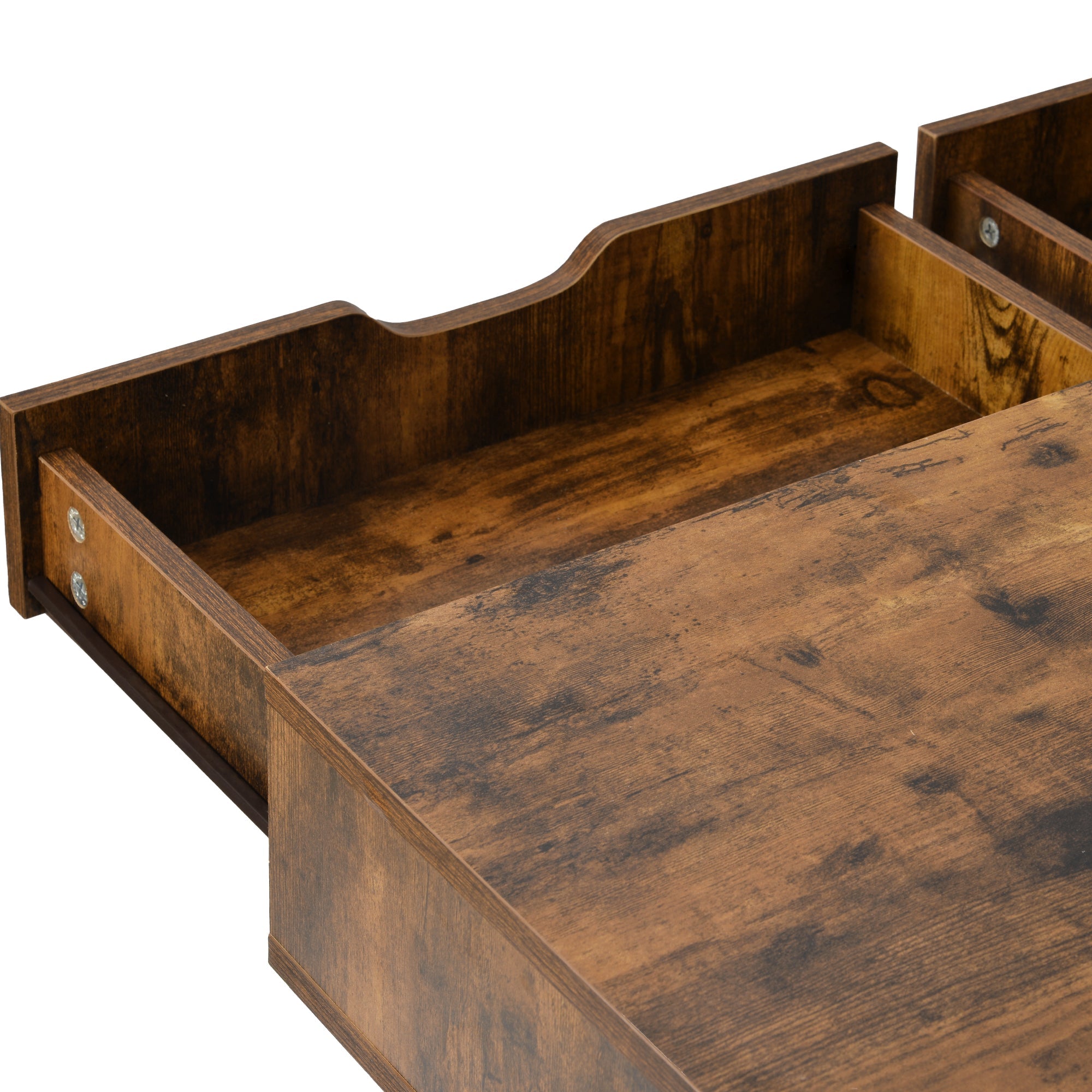 Computer Desk Dressing Table with 2 Drawers Industrial Design