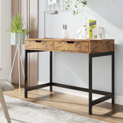 Computer Desk Dressing Table with 2 Drawers Industrial Design