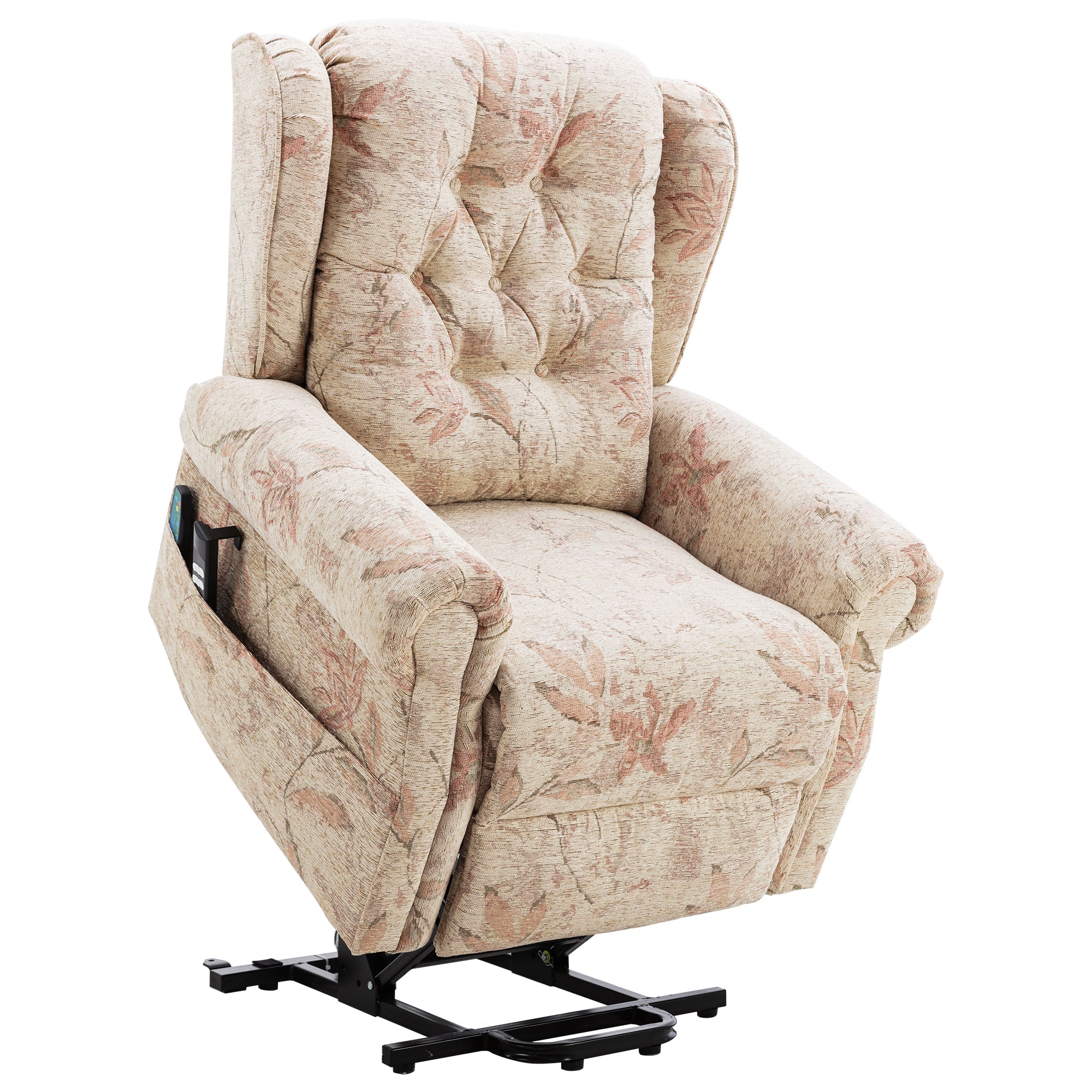 Dual Motor Lift Chair Recliner, Electric Power, Heat Massage, for Elderly, Sofa