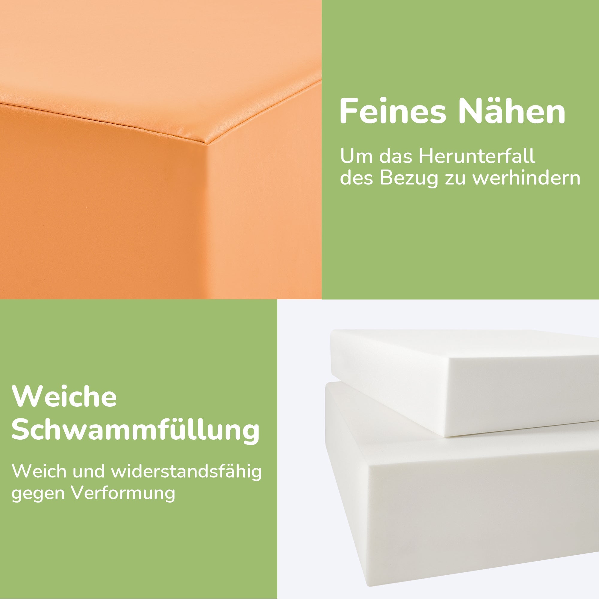 6-piece giant building blocks for romping, climbing, sliding, and crawling, colorful