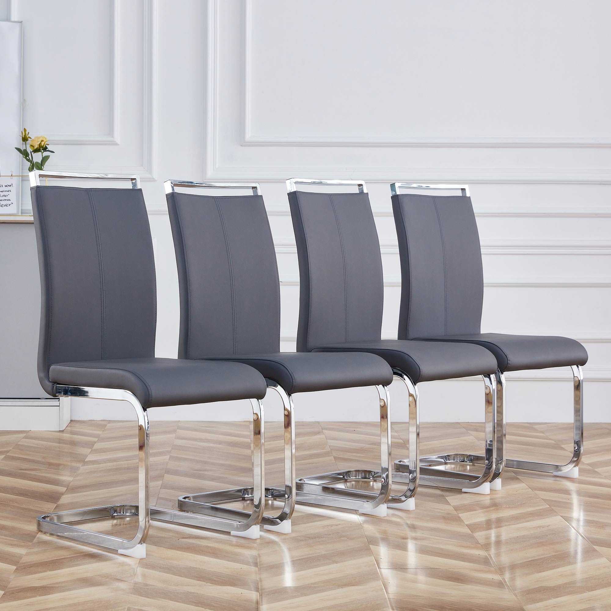 Cantilever chair (Set of 4)