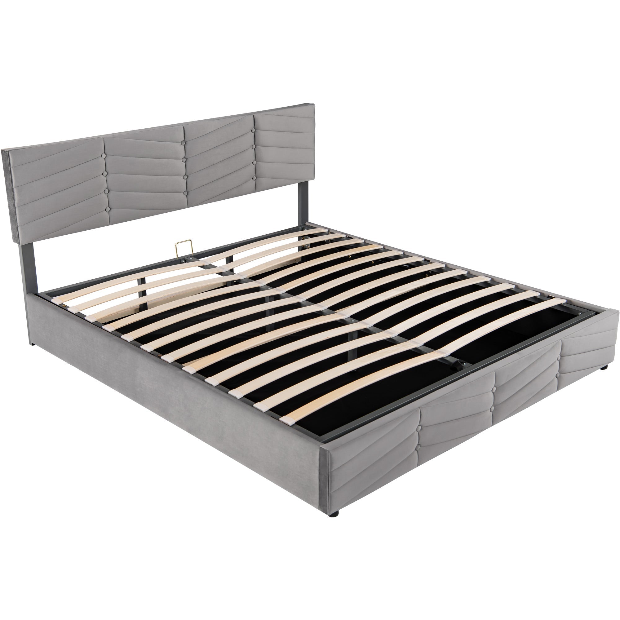 Grey bed Slats