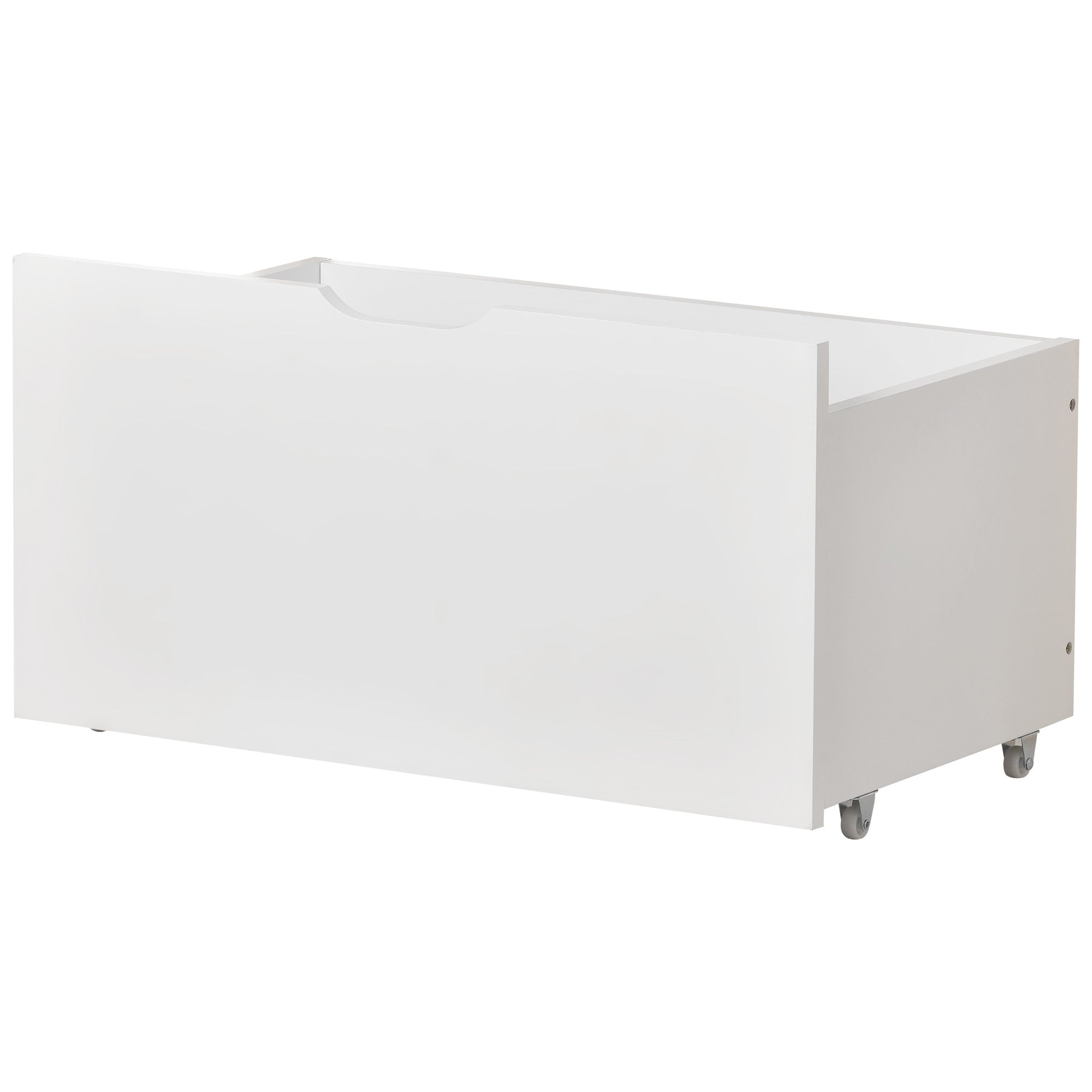 Cot Bedside Cabinet with 2 Drawers, White