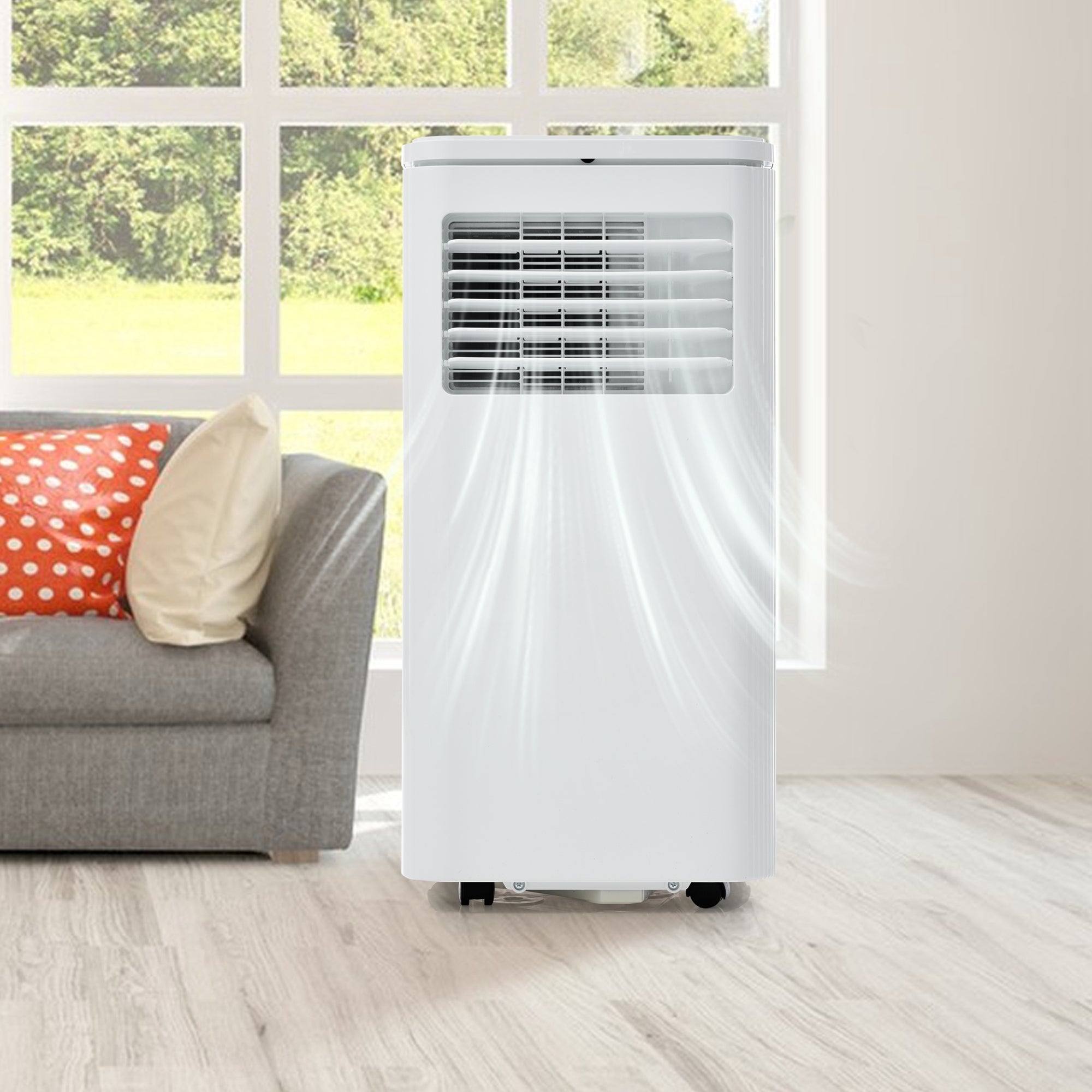 Portable Air Conditioner 9000 BTU/h 2.5kW Dehumidifier 100 m² A-Class