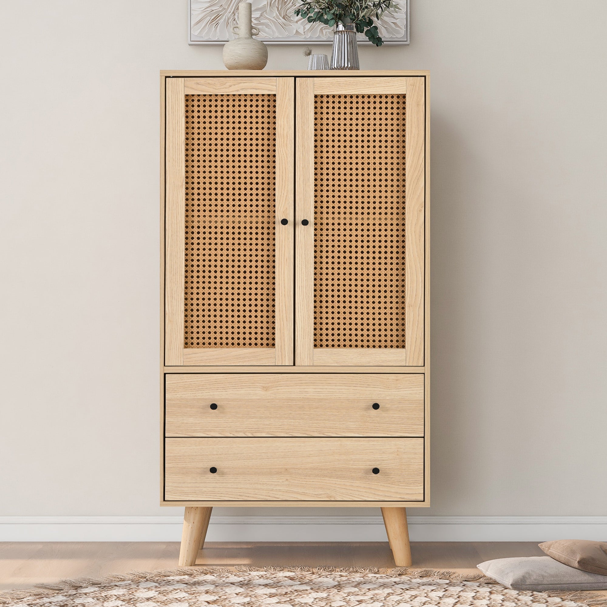 Dining Room Living Room Sideboard, Chest of Drawers Storage Cupboard TV Table, 60 cm Wide