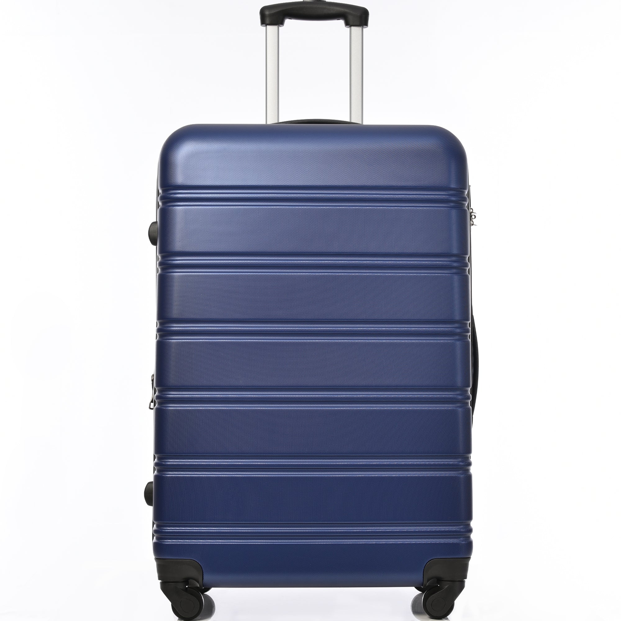 ABS Hard shell Travel Trolley Suitcase, 4 wheel Luggage set Hand Luggage, 28", Deep blue