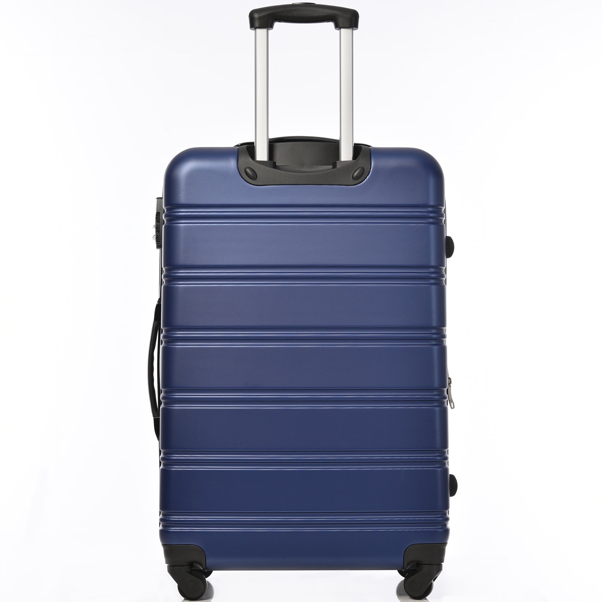 ABS Hard shell Travel Trolley Suitcase, 4 wheel Luggage set Hand Luggage, 28", Deep blue
