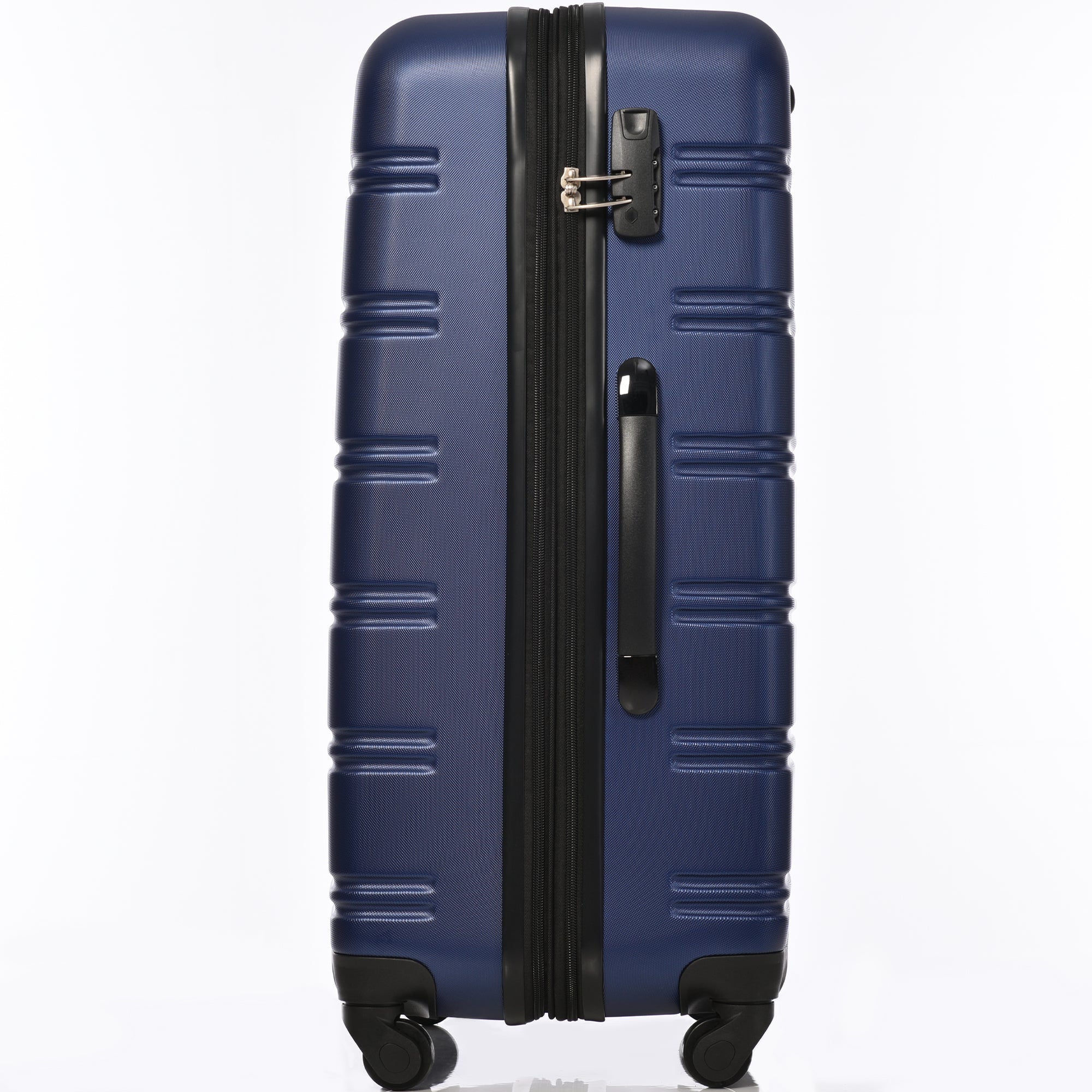 ABS Hard shell Travel Trolley Suitcase, 4 wheel Luggage set Hand Luggage, 28", Deep blue