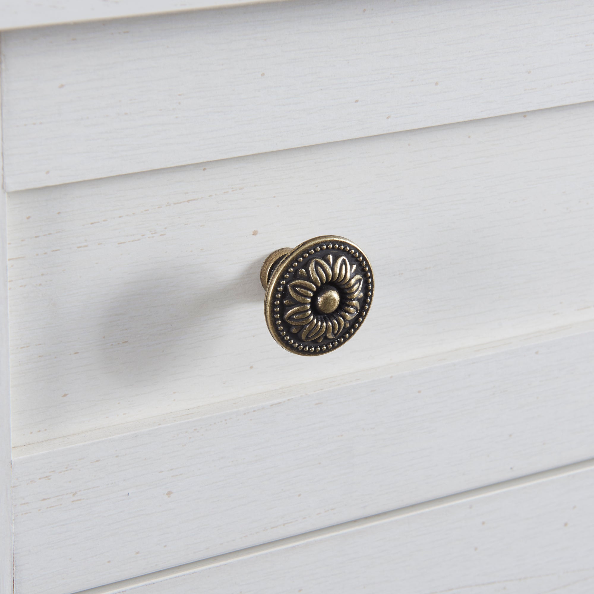 Sideboard, Modern Buffet with 4 Doors & 2 Drawers, 150x40x86cm, Antique White