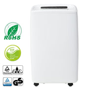 Dehumidifier, 12L/Day 3-in-1 Air Purifier & Clothes Dryer with 24-Hour Timer, LED Display