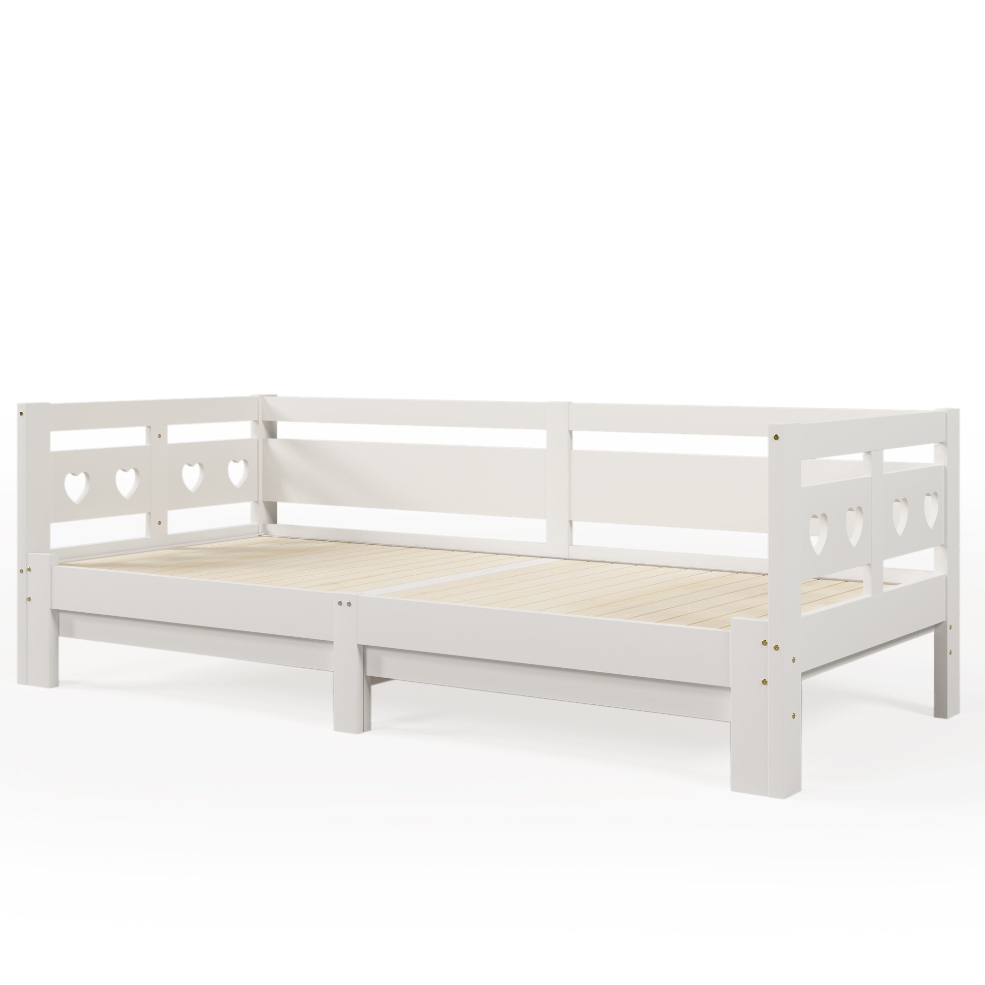 Daybed, Pull-Out 90x200cm, Solid Pine White