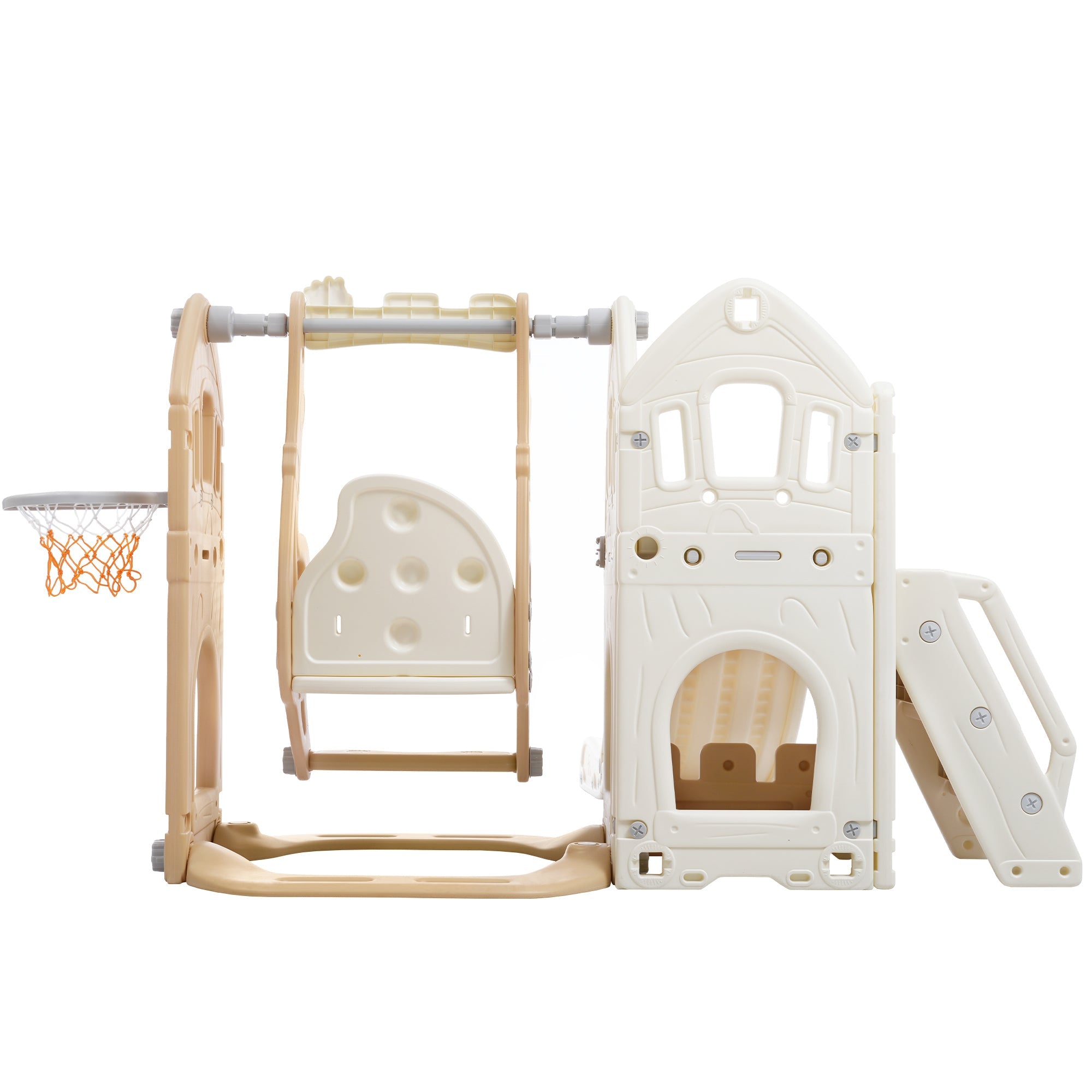 Children's Slide Set with Swing, 5-in-1, Indoor
