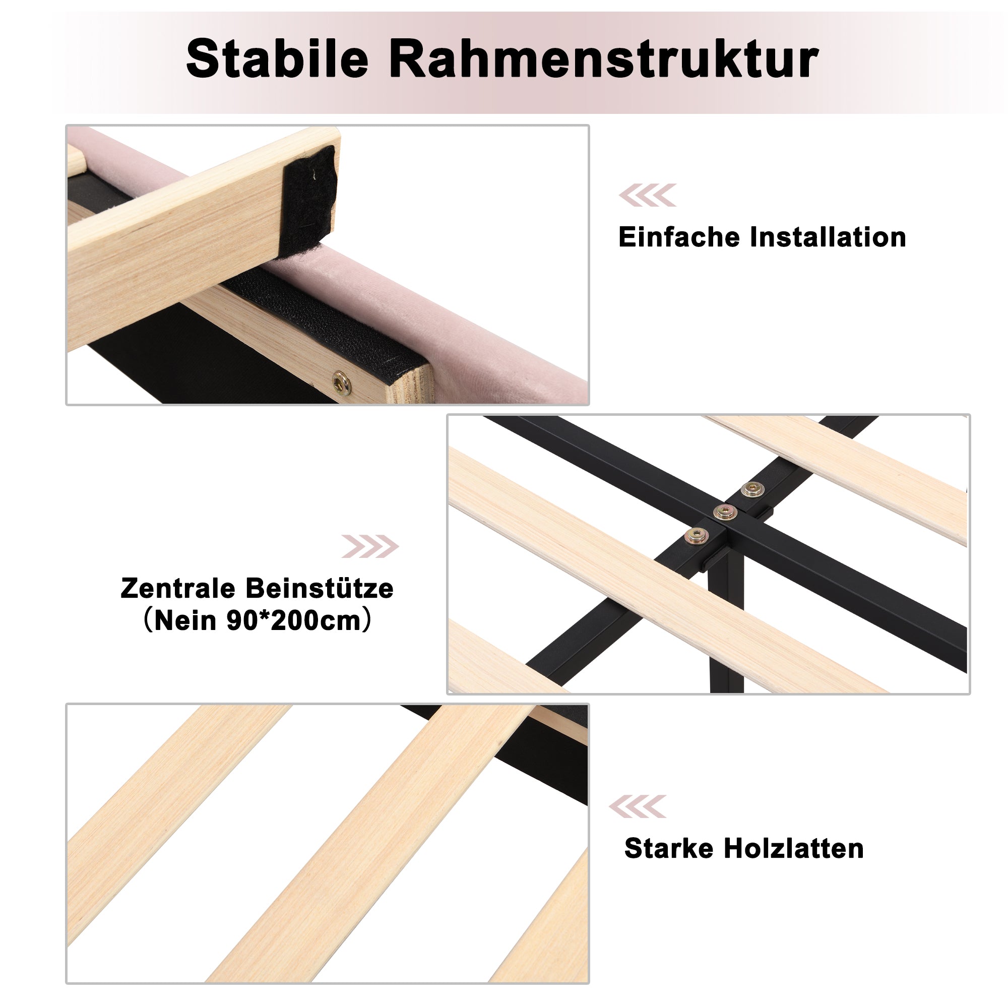 Shell-shaped Upholstered Bed with Storage Bench and Adjustable Headboa ...