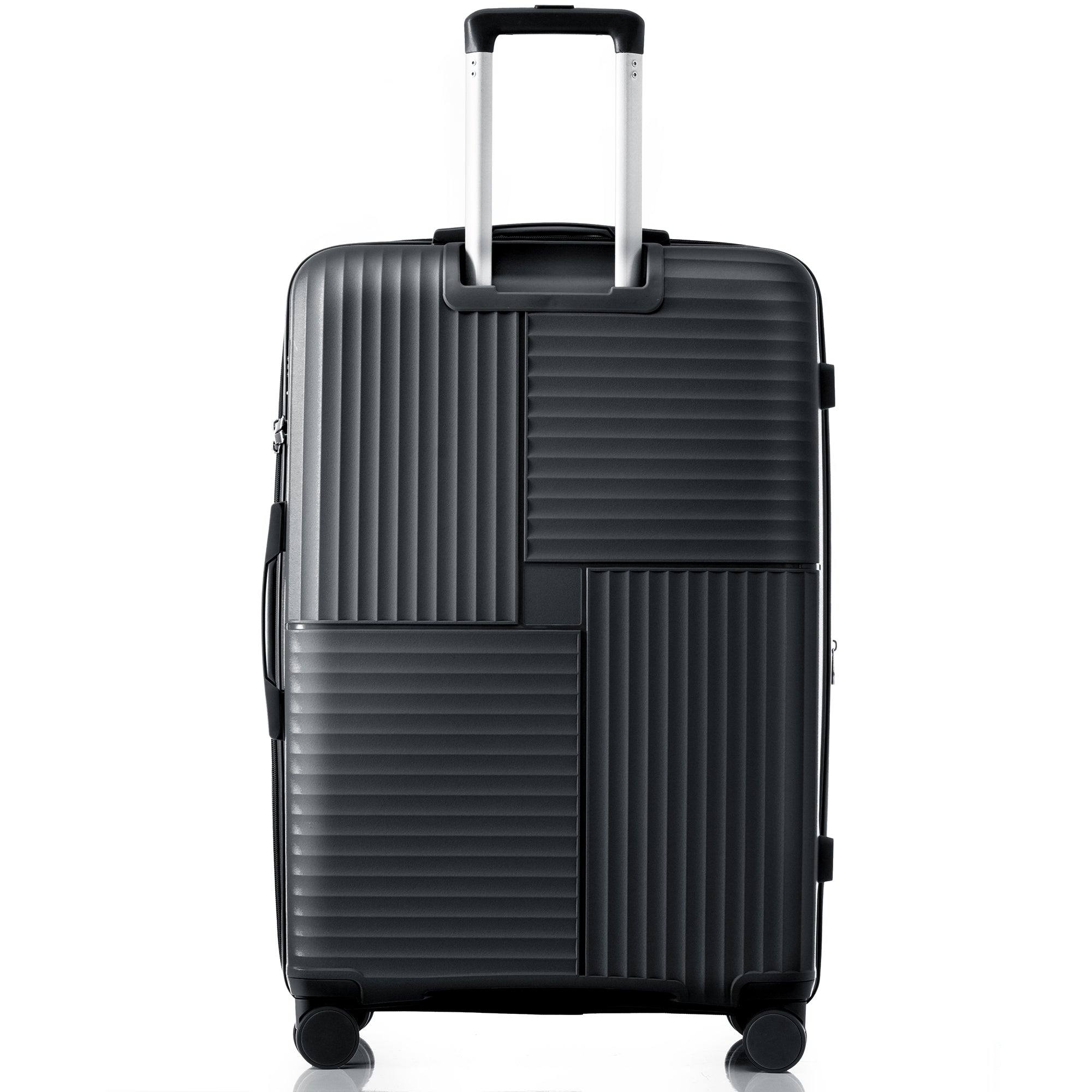 M-L-XL Luggage Set, Lightweight, Durable, Universal Double Wheels, TSA Lock, Black