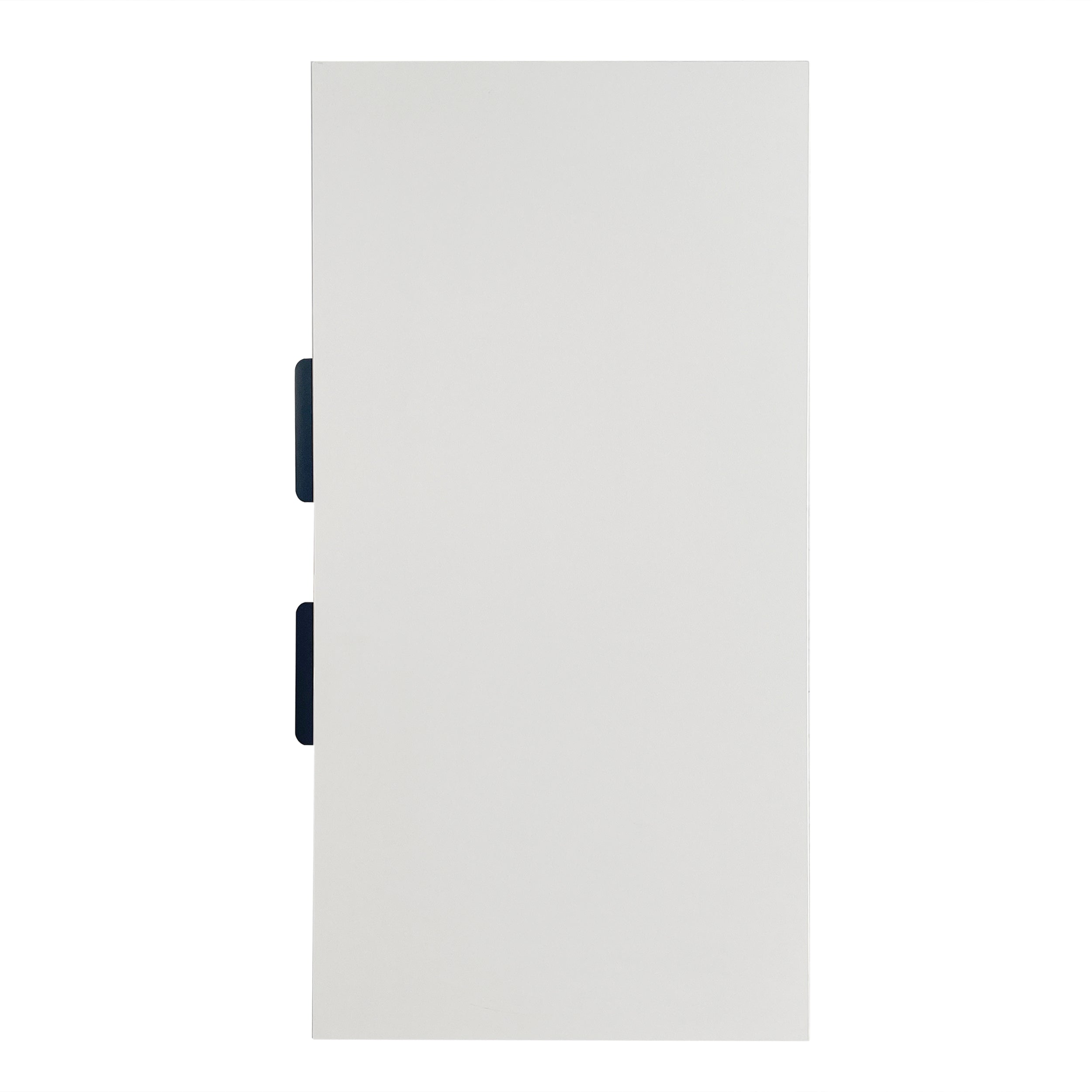 Modern sideboard chest of drawers with 2 doors, standing storage cabinet with metal handles and frame legs, vacuum forming