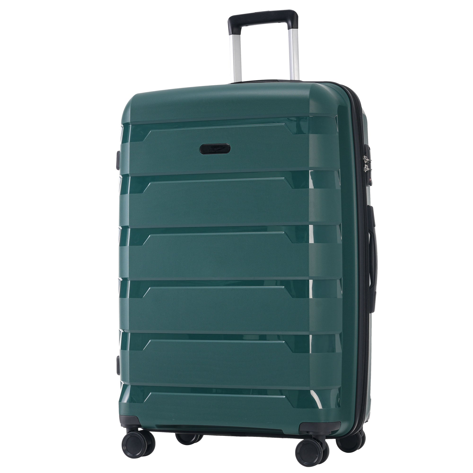 M-L-XL Suitcase, 3-Piece Set with TSA Locks & Double Wheels, PP Material