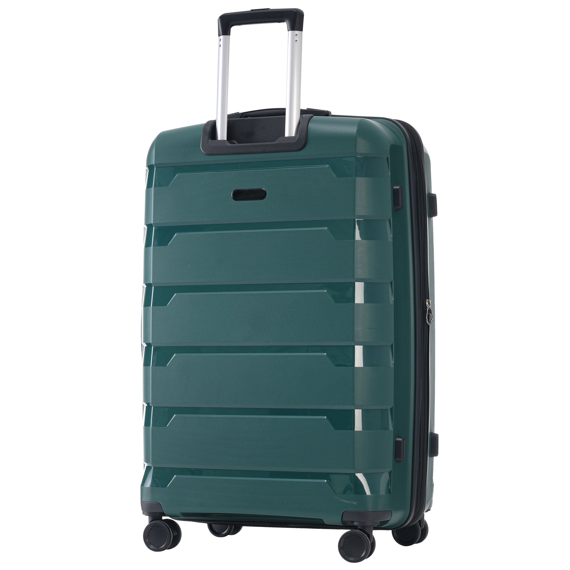M-L-XL Suitcase, 3-Piece Set with TSA Locks & Double Wheels, PP Material