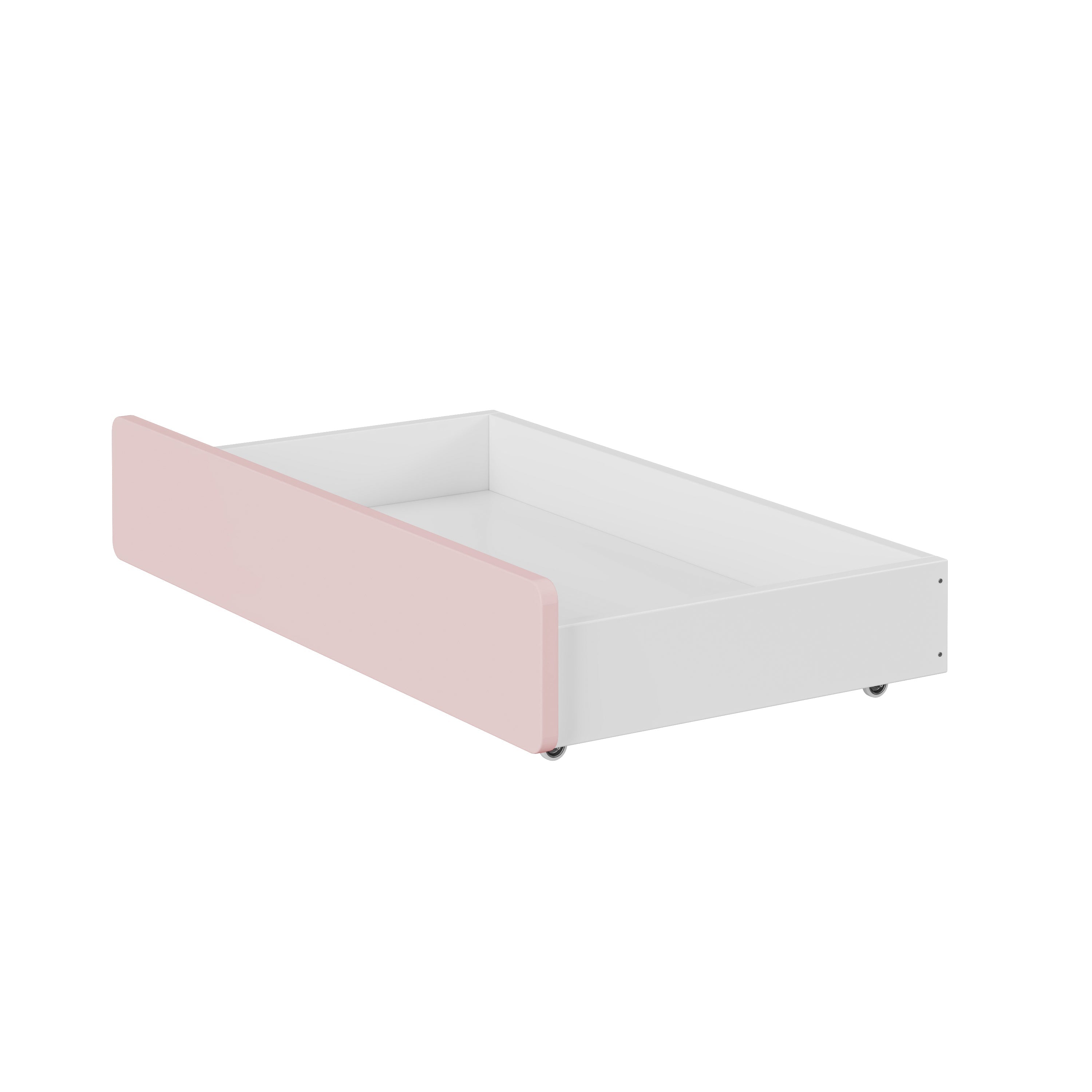 Children's Bed 90x190 with 2 Drawers, Solid Wood, Pink