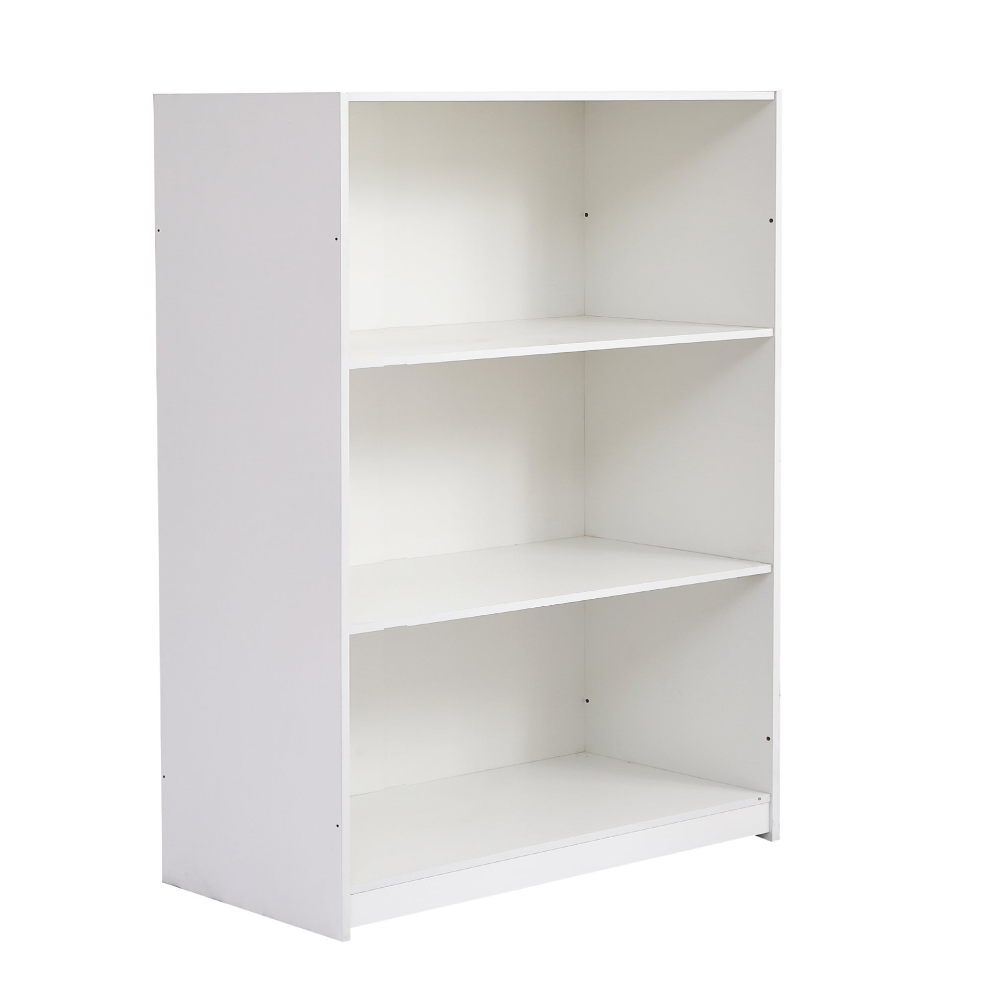 Loft Bed, 90x200 cm, Storage & Desk, Wood White
