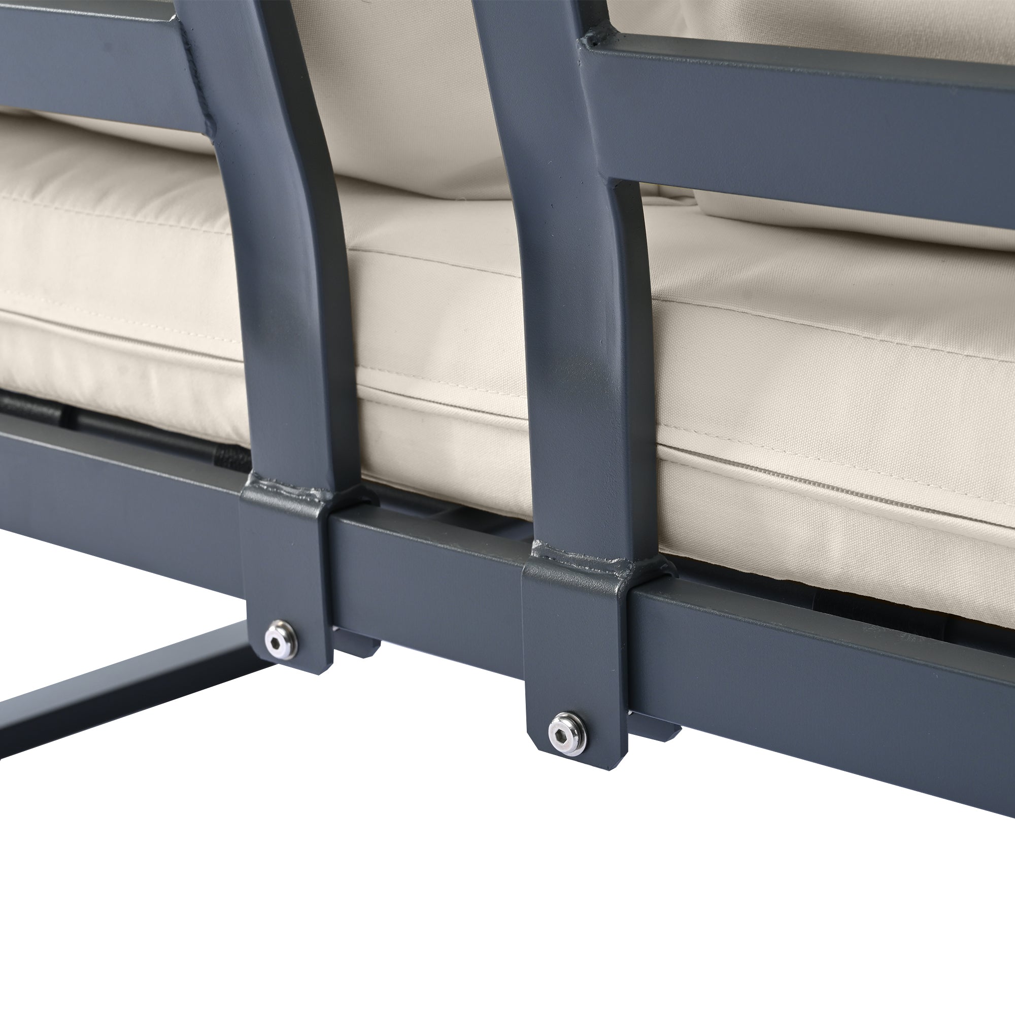 Dining Chair Set of 2 with Ergonomic Backrest and Gold Legs, Grey Velvet