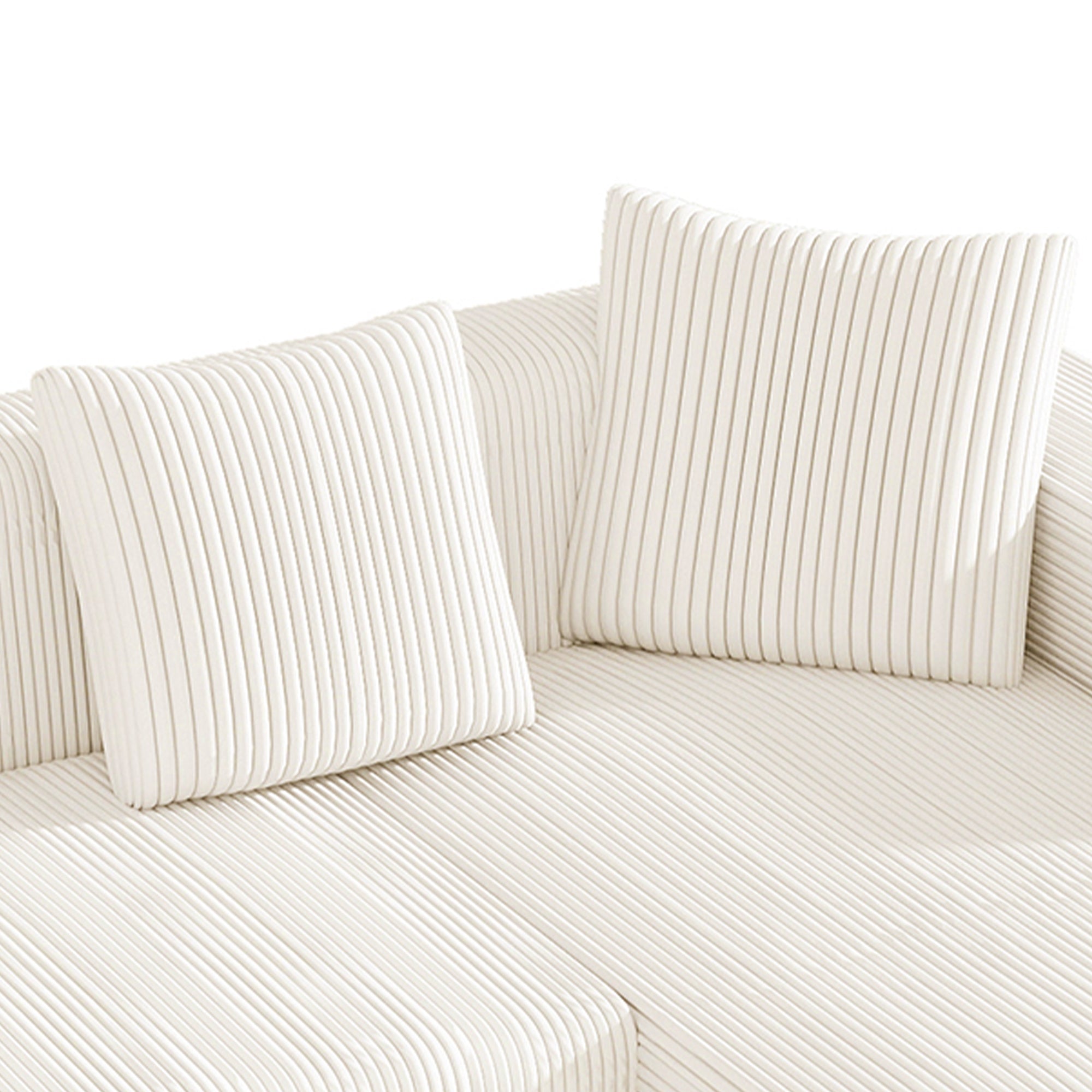 Modular Sofa Cloud Combination L-Shaped Chaise Deep Seats - Upholstered