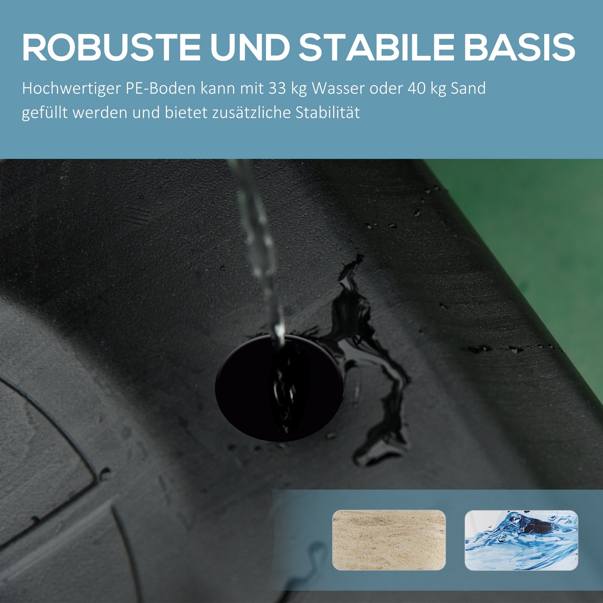 Basketball Stand, Height Adjustable 160-210cm with Wheels & 83x59cm Backboard, Outdoor