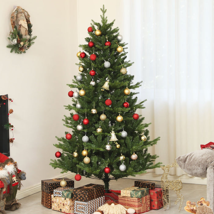 Artificial Christmas Tree, 180cm, 818 Tips, Folding System, Green