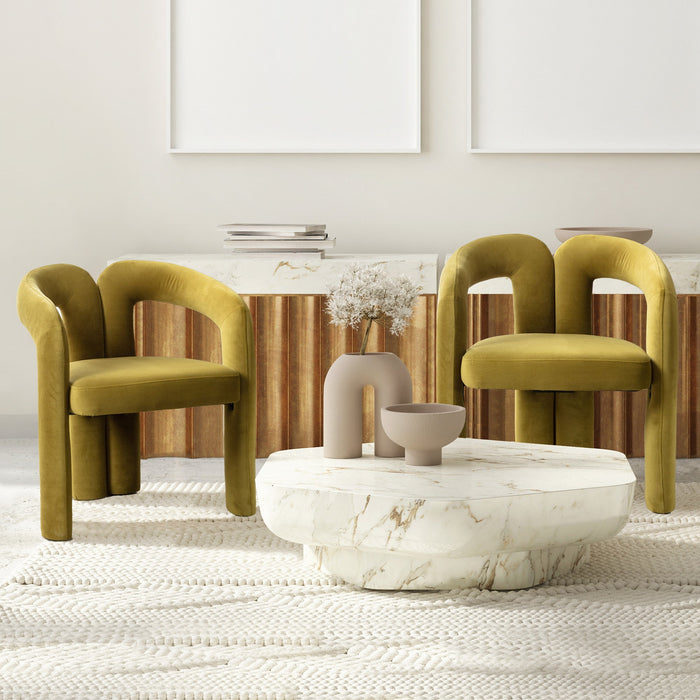 Dining Chairs, Modern Upholstered Set of 2, Velvet