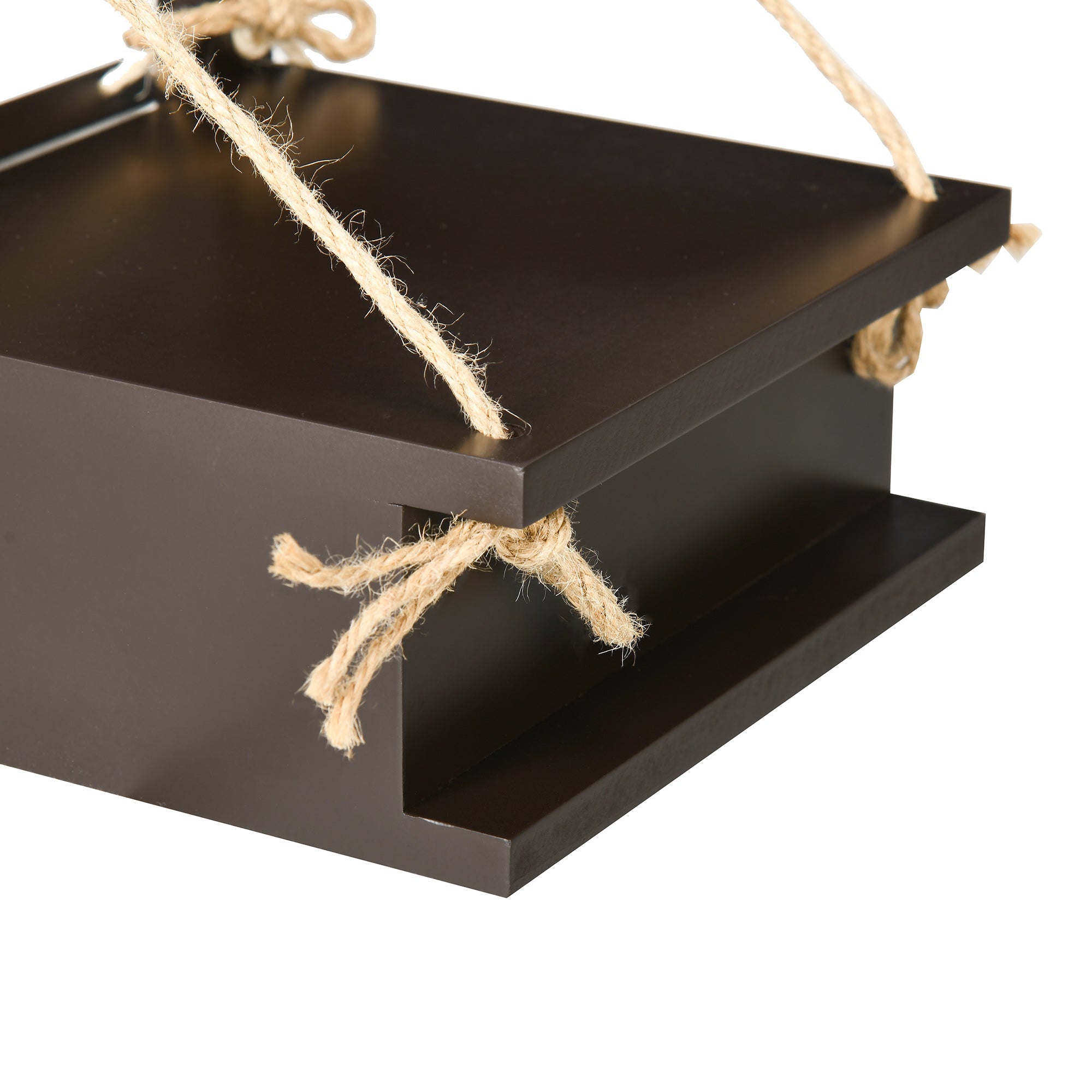 Cat Climbing Wall, Scratching Post & Hanging Bridge, Wall Mounted, Brown