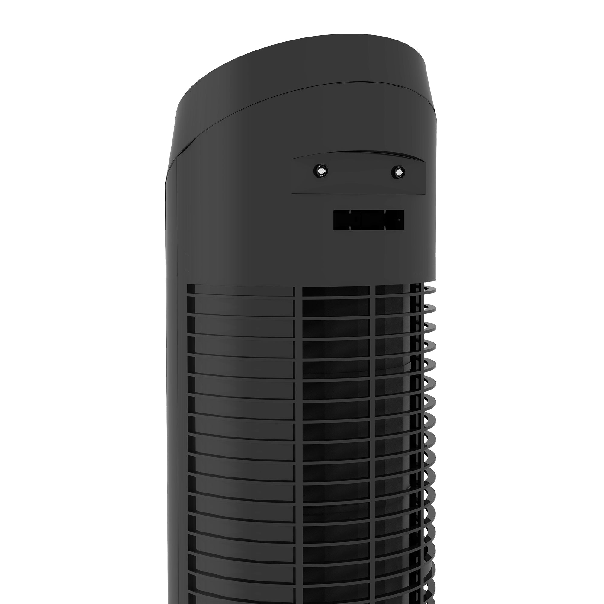 Tower Fan, 45W Quiet 3-Speed 70° Oscillation, ABS Black