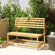 2-seater Garden Bench, Weatherproof Convertible, Teak Wood