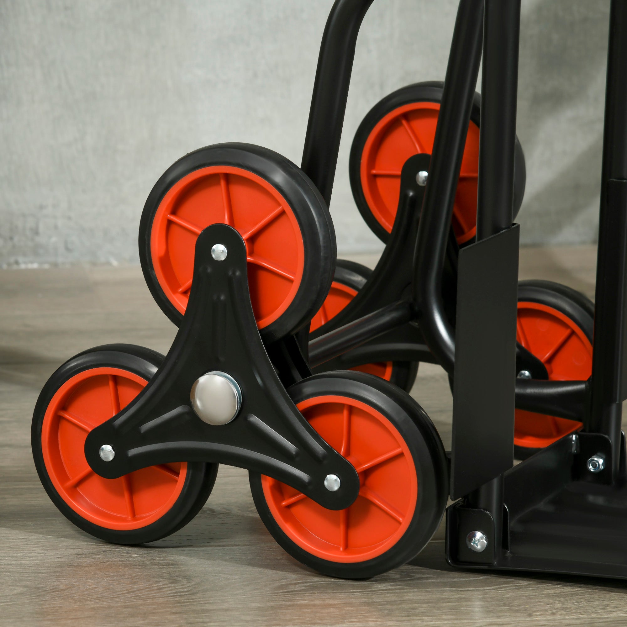 DURHAND Stair Climber Sack Barrow, 150 kg Foldable, Steel