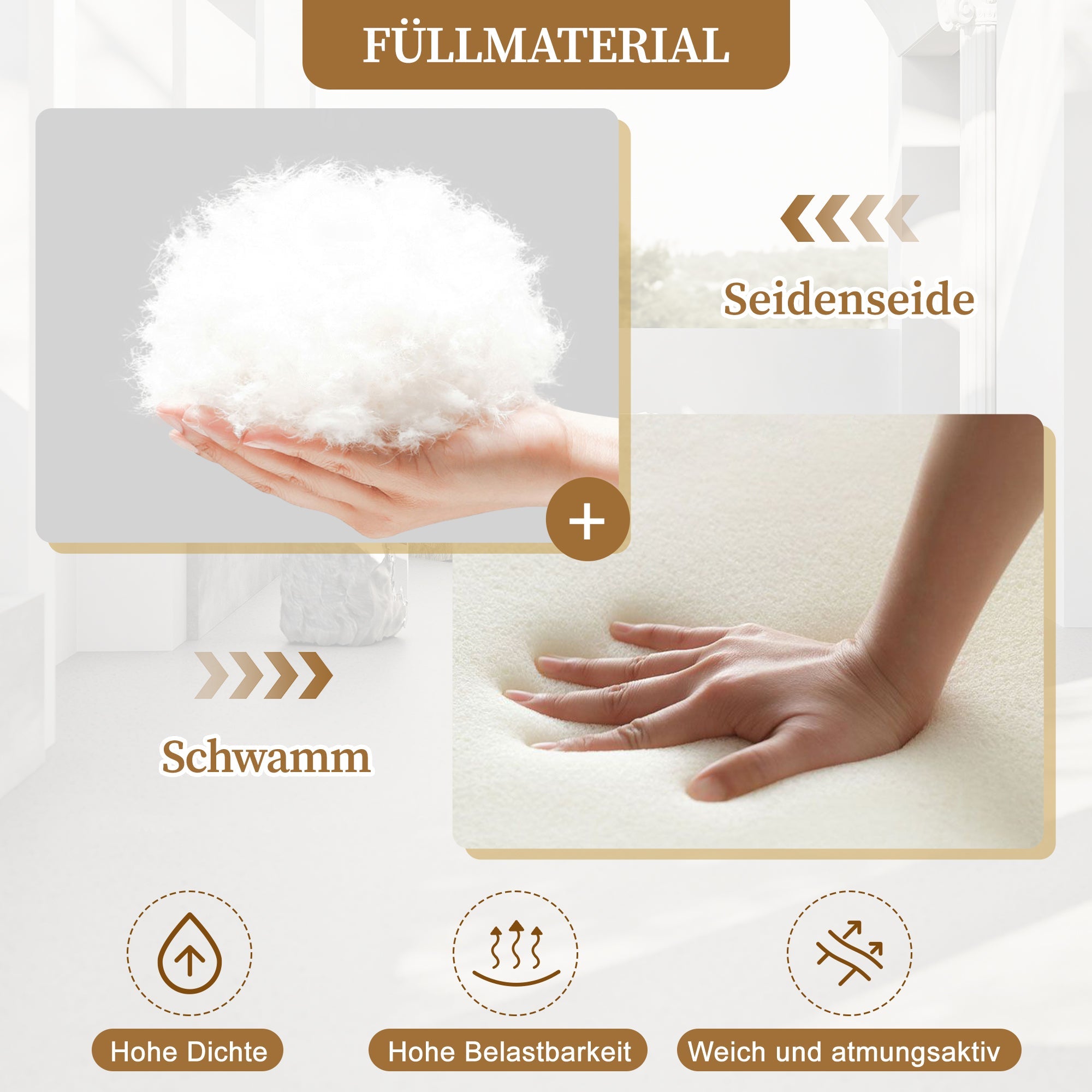 Garden Leisure Set Corner Adjustable Reclining with Coffee Table - Beige/Grey