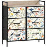 Chest of Drawers, 6-Drawer, White