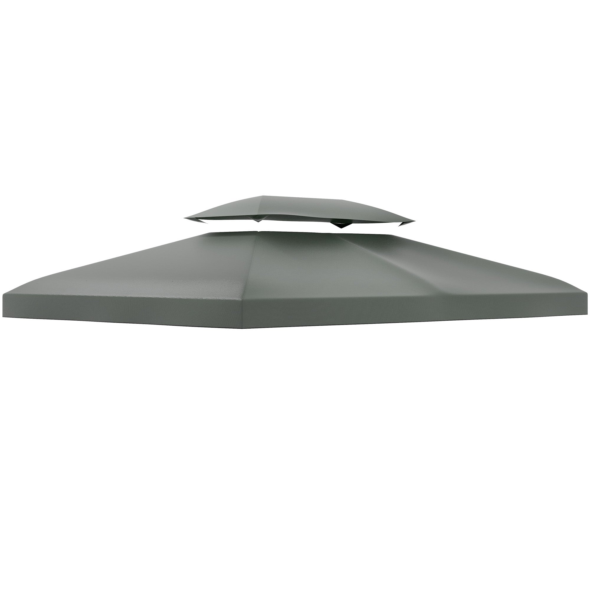 Replacement Roof, Gazebo/Tent Cover 3x4m Polyester, Dark Grey