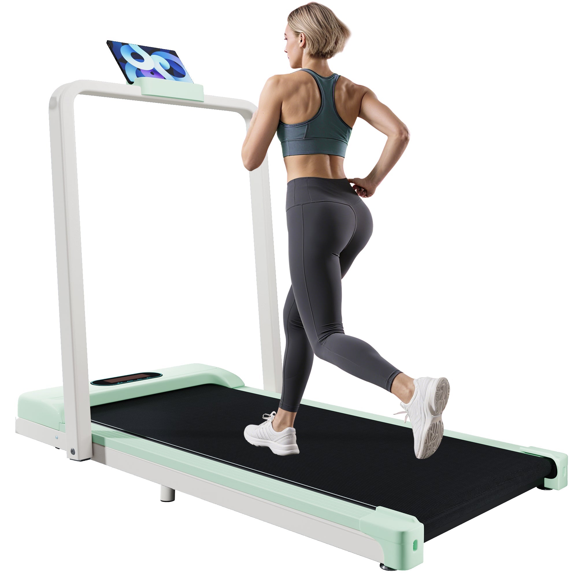 Folding Treadmill: Portable Walking Running Machine with Bluetooth