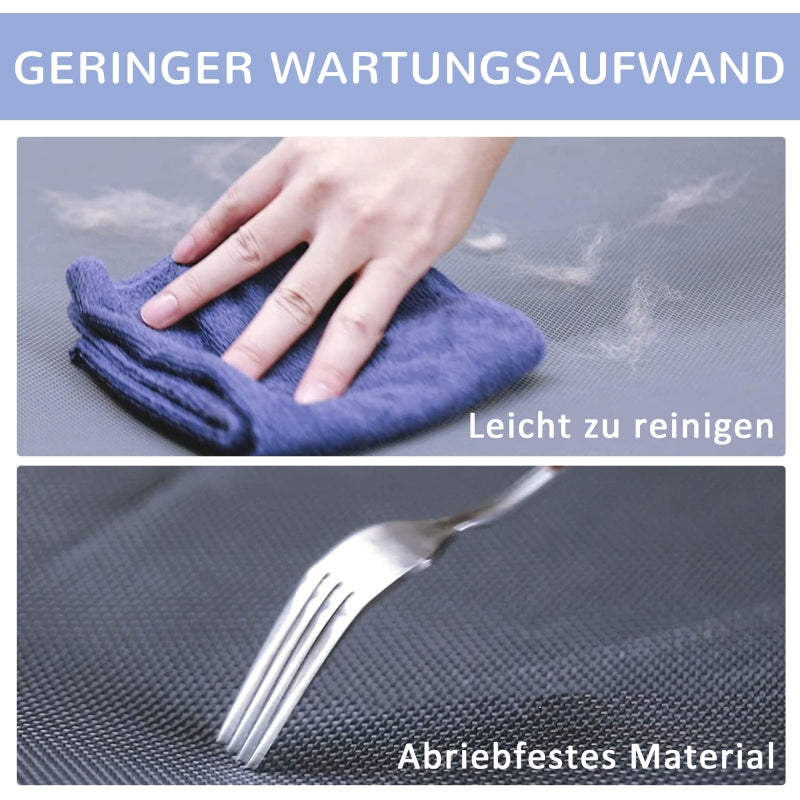 Hundebett Outdoor Katzenbett, Metall & Oxford-Stoff, Blau
