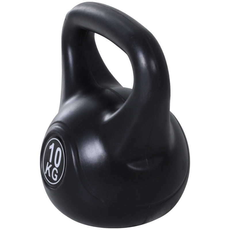 Kettlebell 10 kg Dumbbell Sand Filled Black