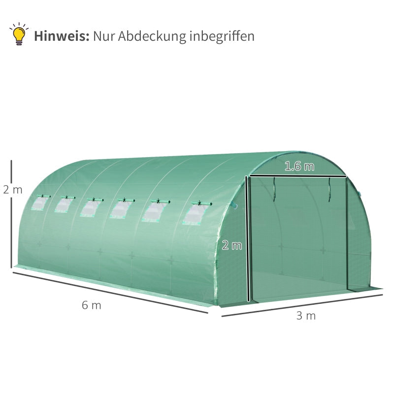 Greenhouse Film, Waterproof UV Protection PE, Green