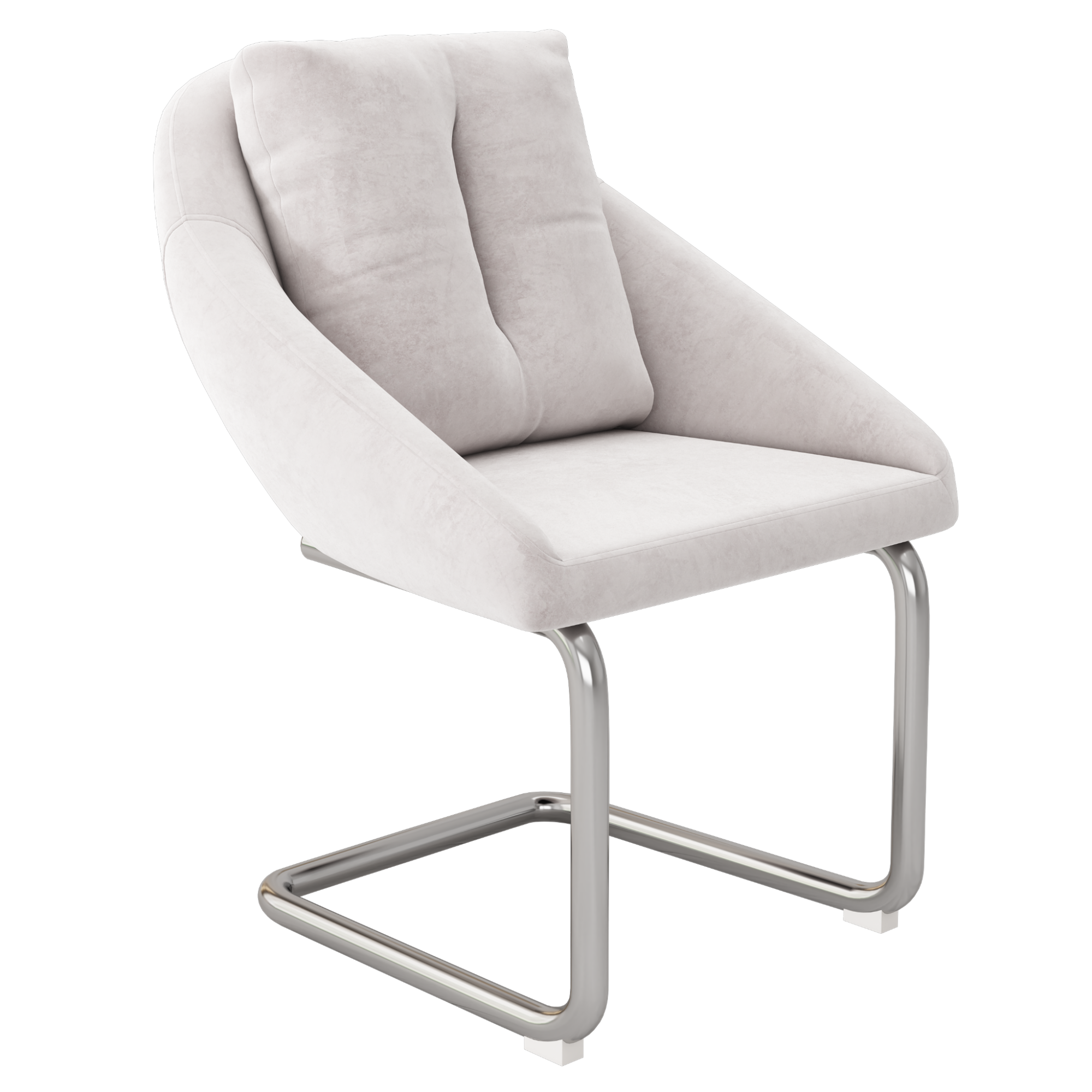 Velvet Dining Chair Set of 6, Luxurious Swivel Design with Cushions and Curved Legs, Beige Samt