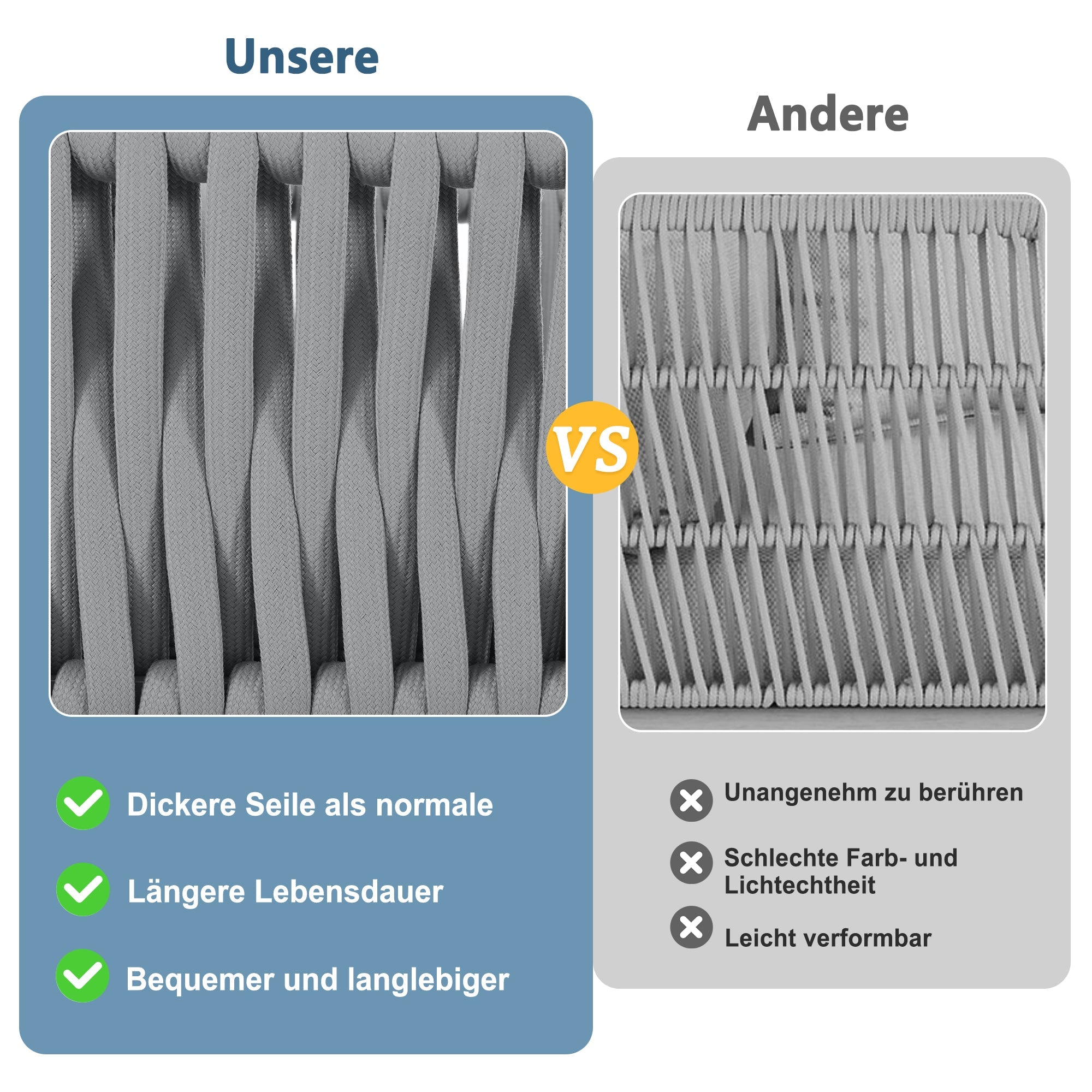 Outdoor Sofa Lounge Set 10-Seater Rustproof Metal Frame - Grey