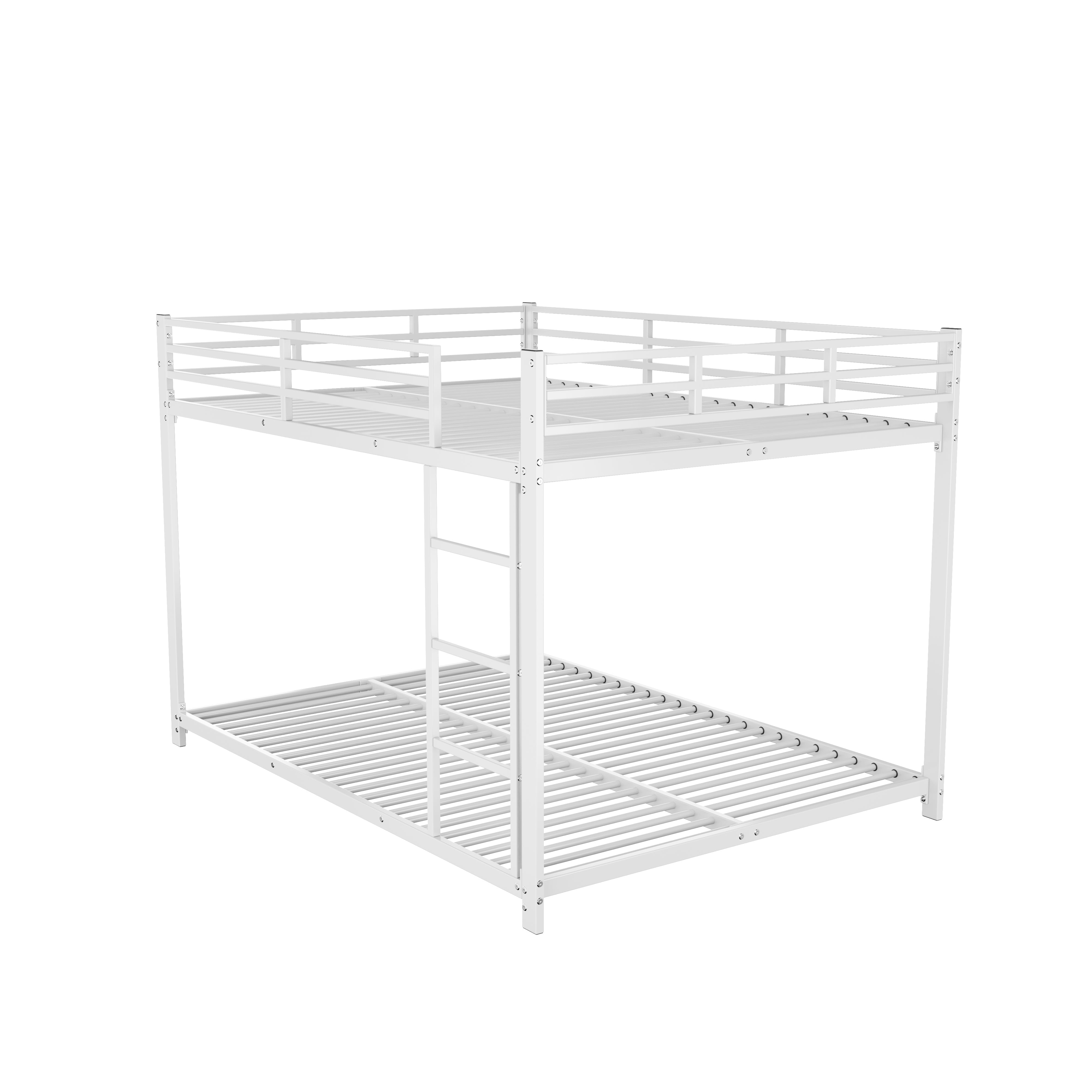 Bunk Bed 140x200cm Classic Iron Frame - White