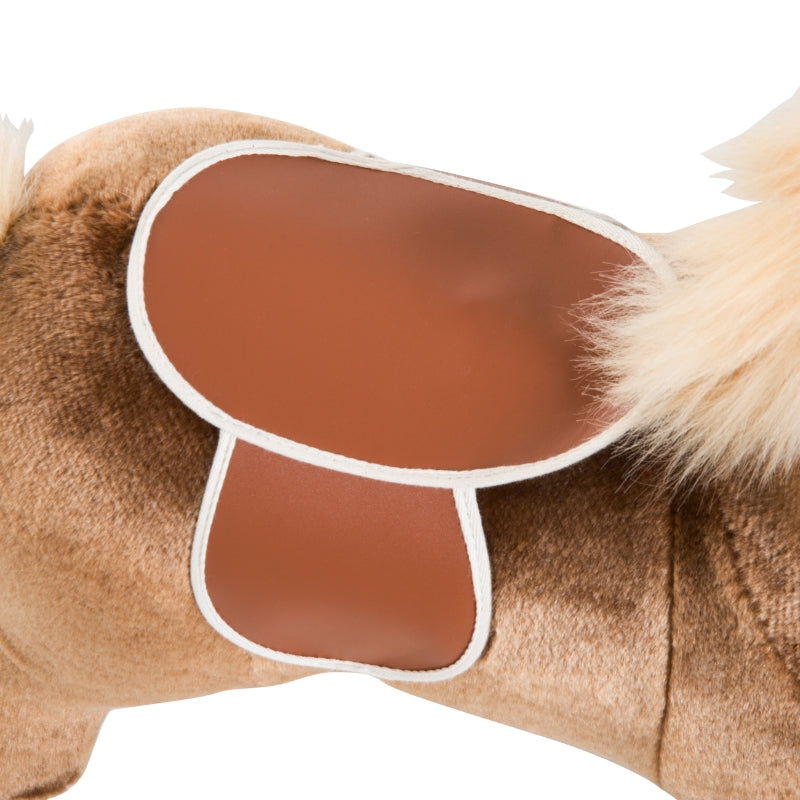 Rocking horse plush toy children's rocking animal brown