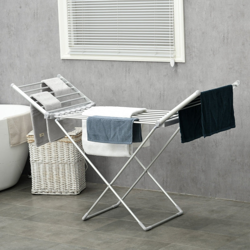Heated Clothes Drying Rack, Foldable 45-55℃ 144x53x96cm