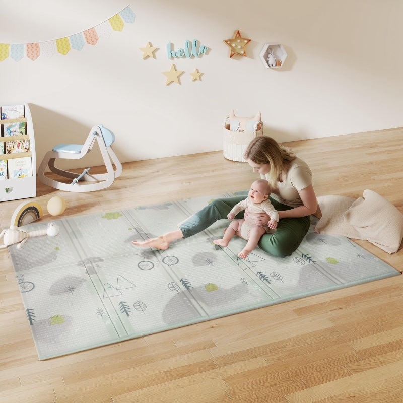 Baby Play Mat, Animal Pattern 1.5cm Thick Non-Slip Foam